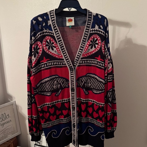 FARM Rio Multicolor Patterned Cardigan - Picture 5 of 13